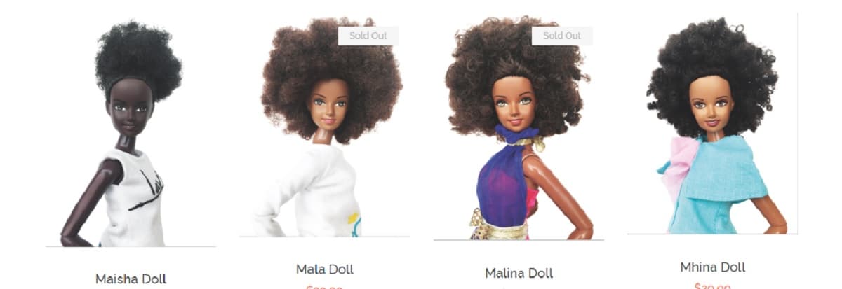 Malaville, las muñecas que están cambiando los estándares de belleza y combaten el racismo