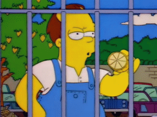 La tendencia son los memes de limones en Los Simpson porque... INTERNET