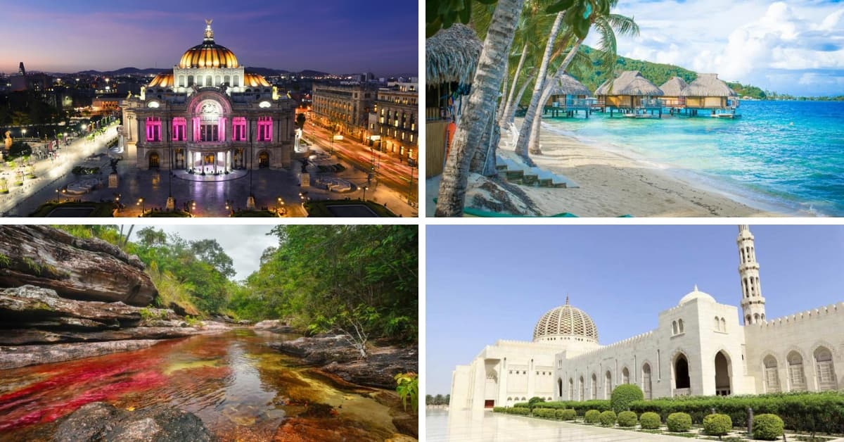 La lista definitiva con los mejores lugares para vacacionar antes de los 30 (y qué hacer en ellos)