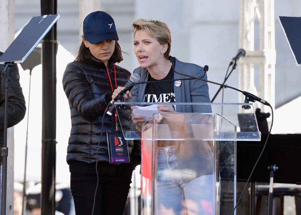 Scarlett Johansson acusó a James Franco: los momentos más significativos de la marcha feminista 