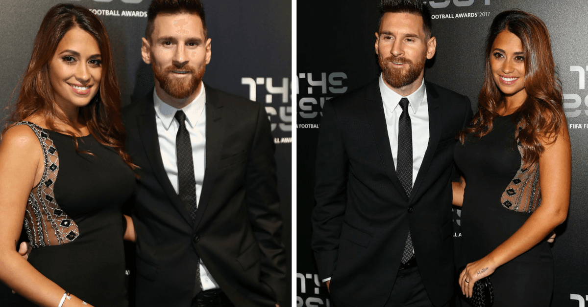 Siempre elegantes: el look de Messi y Anto Rocuzzo en la gala The Best