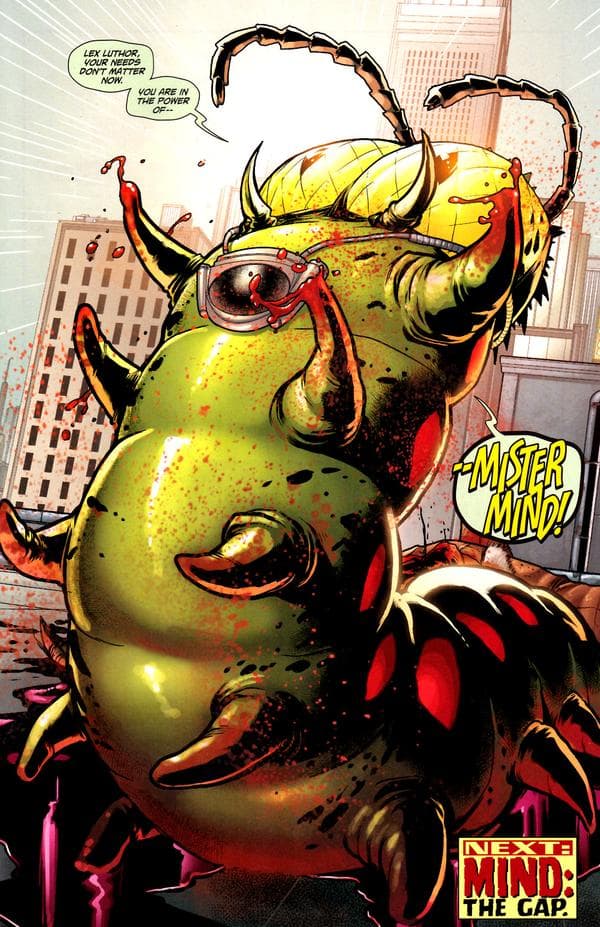 Quién es Mister Mind, el gusano psíquico enemigo de Shazam y líder de la 'Monstruosa sociedad del mal'