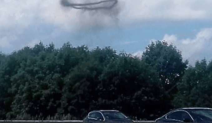 Una misteriosa figura con forma de anillo apareció en el cielo: ¿de qué se trata?