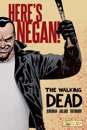 Here’s Negan!: la historia previa del villano llegará en un solo tomo especial