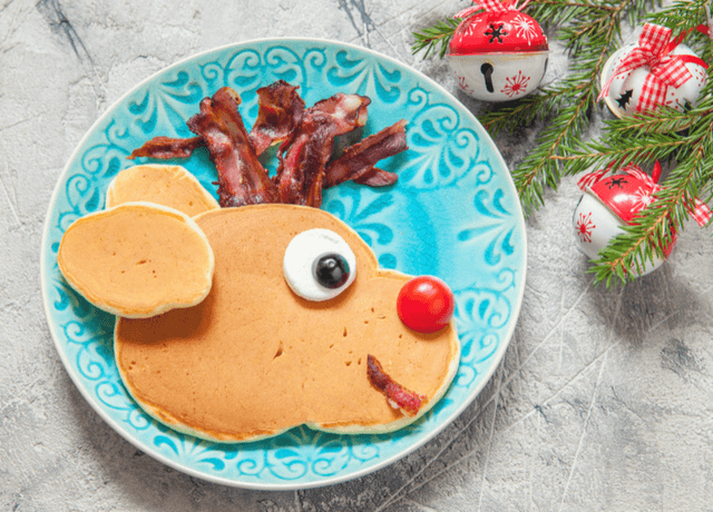 ¡Llega Navidad! Y estos panqueques te lo recordarían a cada mañana