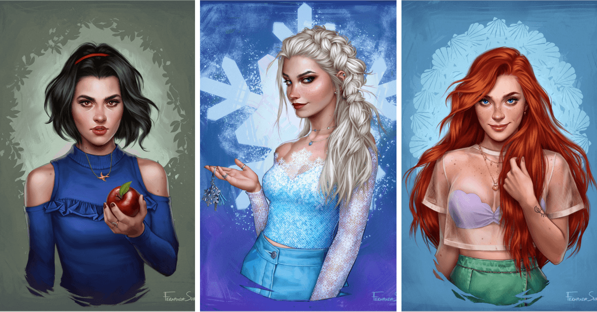 Así han evolucionado las princesas de Disney a lo largo de la historia 