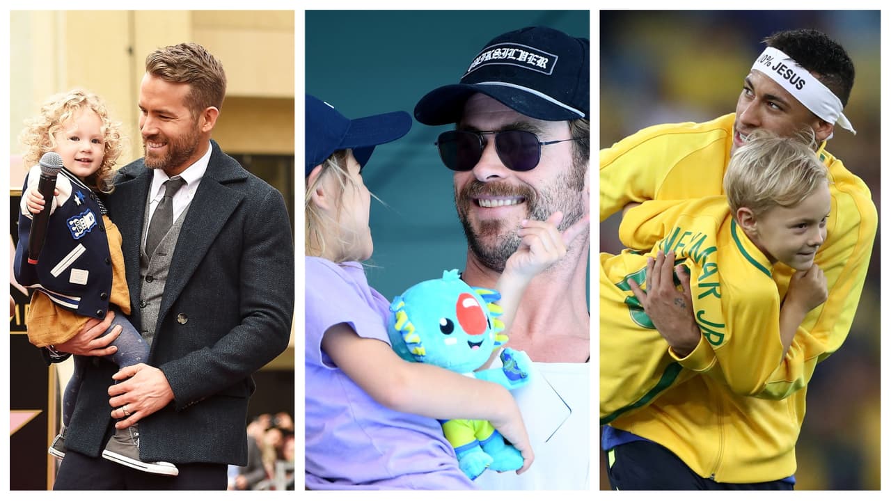 Estos famosos demuestran que son los papás más tiernos y presumen fotos con sus hijos