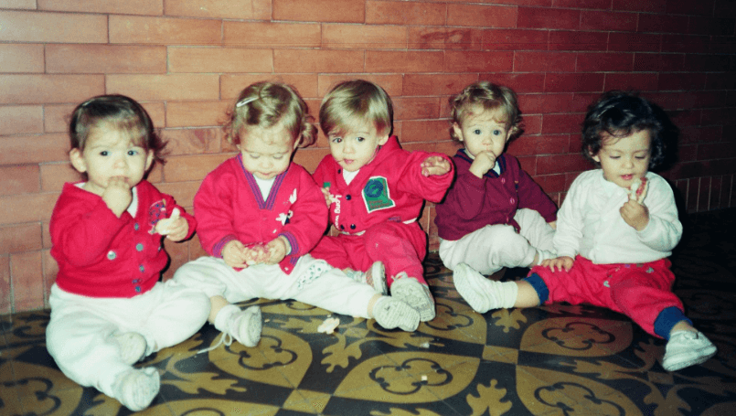 Así fueron creciendo los quintillizos Ruffini ¡Mirá cómo están hoy!