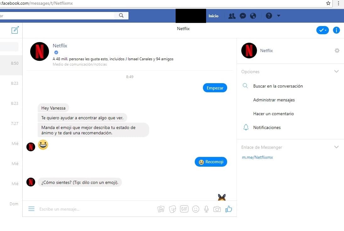 Netflix usa emojis para recomendarte contenido, descubre el nuevo bot llamado Recomoji!