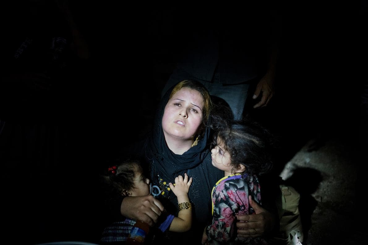 Huir del odio terrorista para sobrevivir: las fotografías del horror que se vive en Medio Oriente