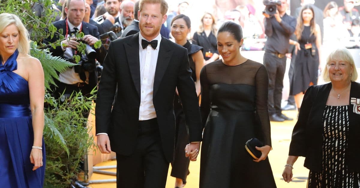 Meghan Markle lució como un hada de cuento en la premier de El Rey León 
