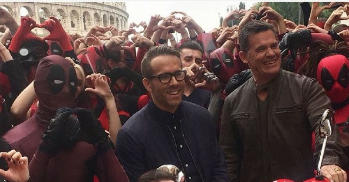 Ryan Reynolds está promocionando 'Deadpool 2' por el mundo y las fotos son fantásticas