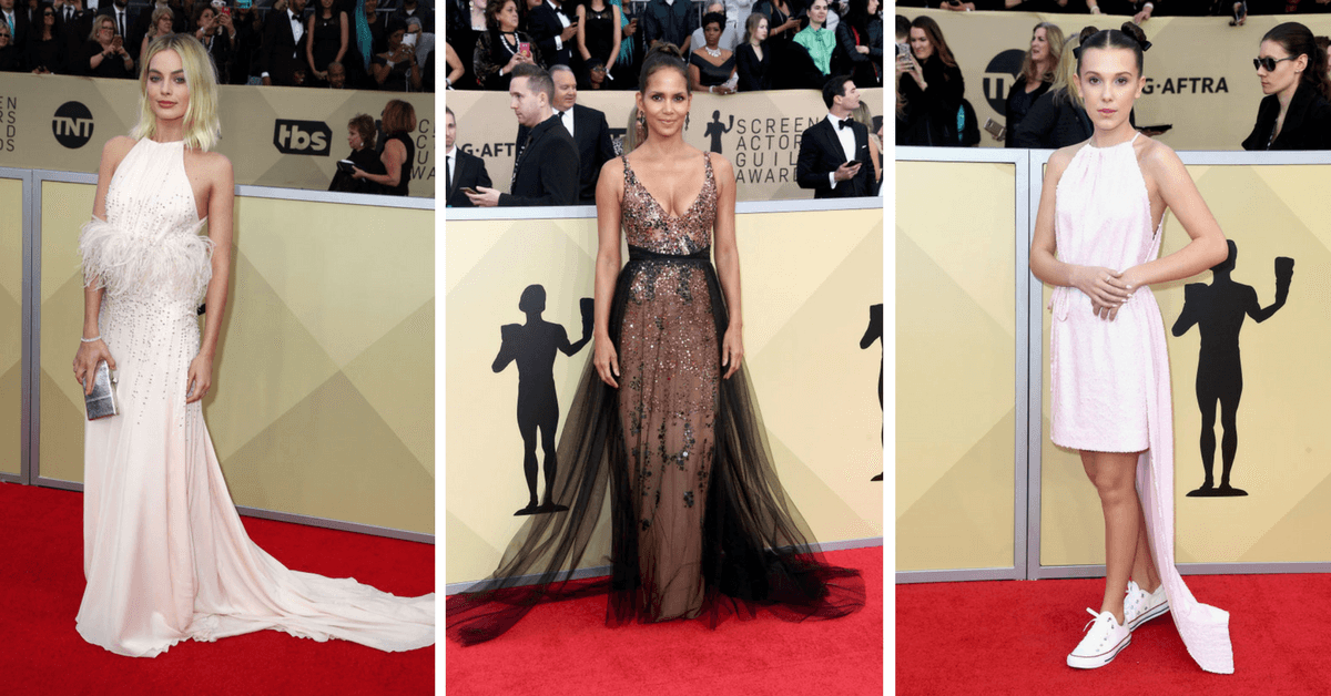 Millie Bobby Brown, Margot Robbie y otros increíbles looks en los SAG Awards