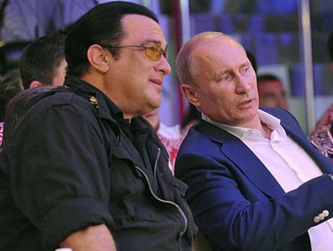 Putin le concede la nacionalidad rusa a Steven Seagal