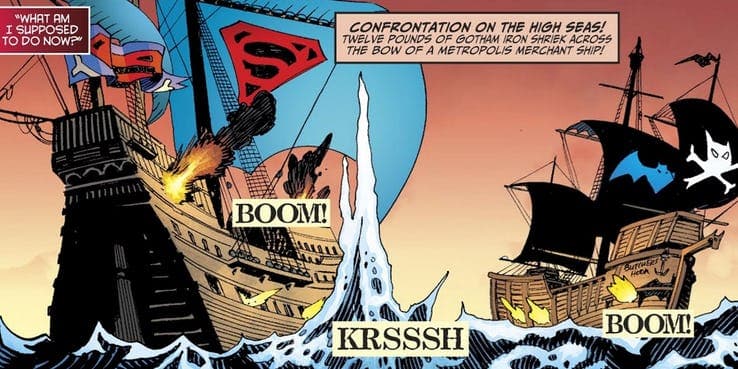 La nueva realidad alternativa de DC hace que Batman y Superman sean archienemigos ¿y PIRATAS?