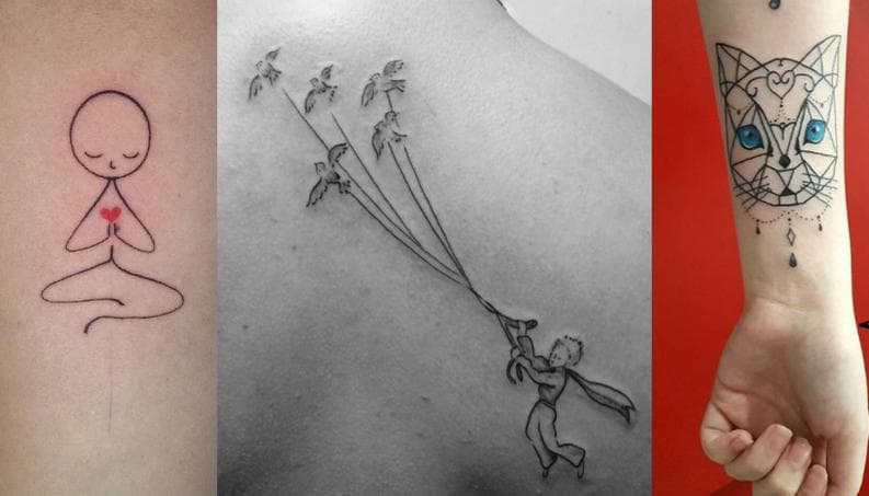 15 tatuajes de trazos finos para amantes de la discreción y la delicadeza