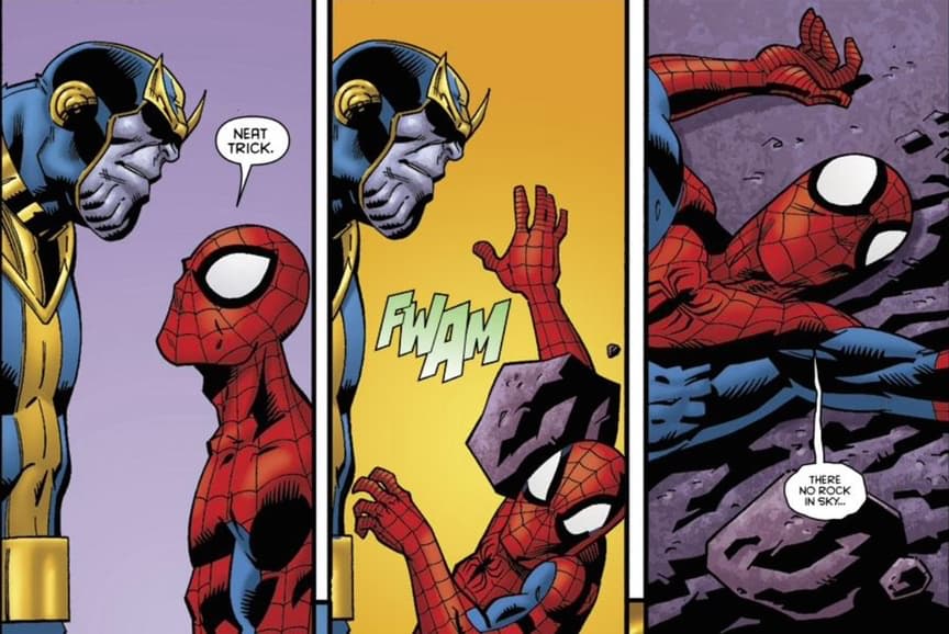 Spider-Man vs Thanos