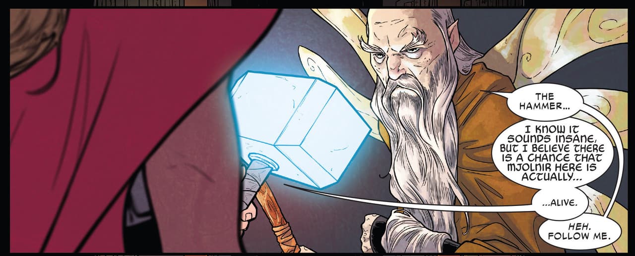Mjolnir, ¿De dónde proviene el martillo de Thor?