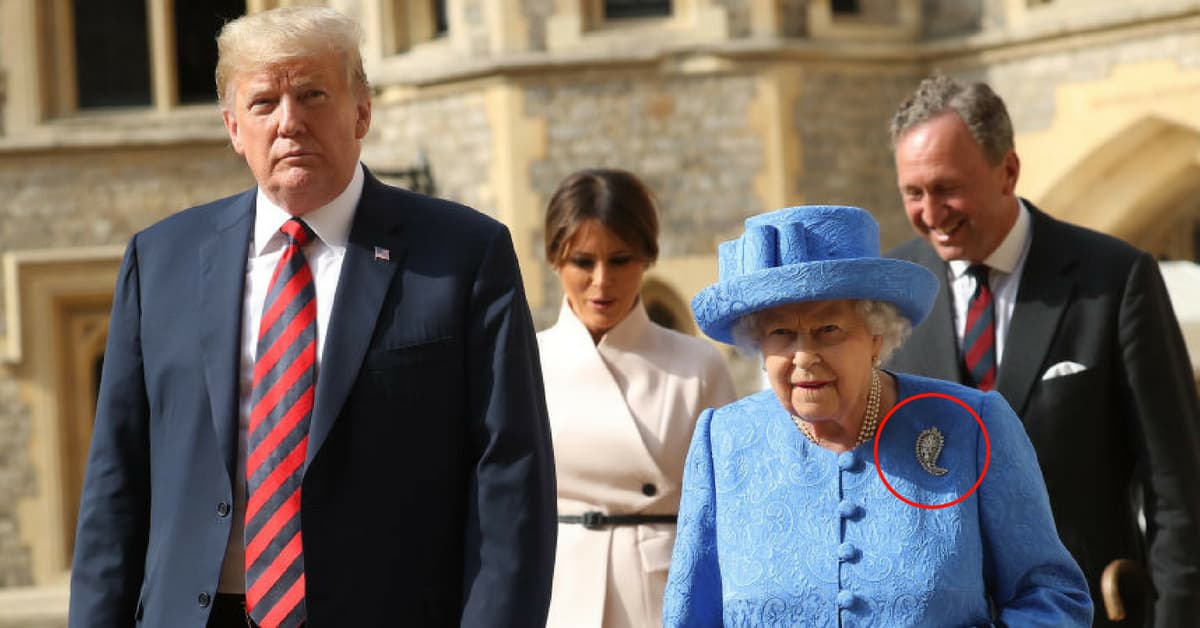 Esta fue la ÉPICA forma en la que la reina Isabel trolleó a Trump