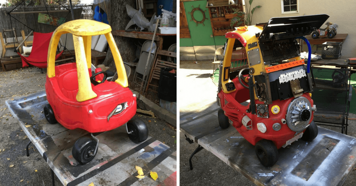 Este papá transformó los juguetes de sus hijos en vehículos de “Mad Max: Fury Road”