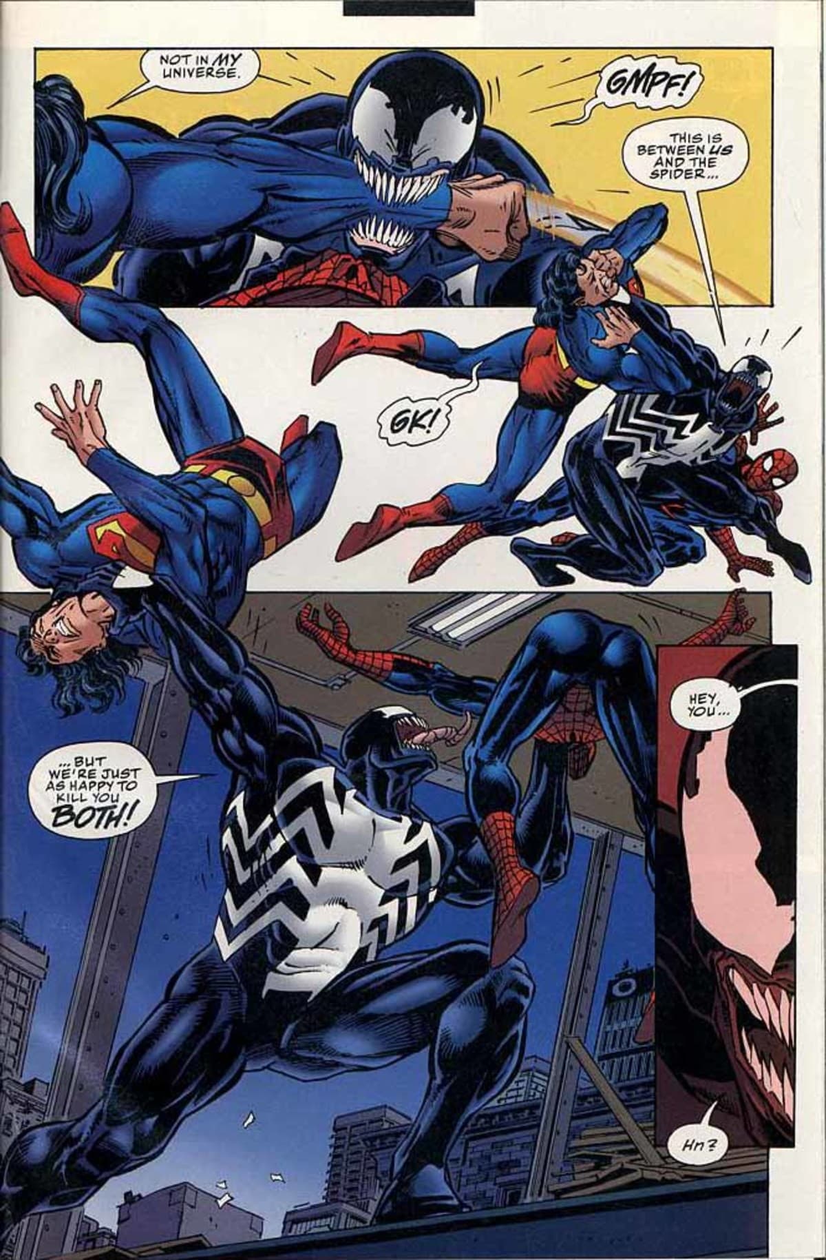 Superman tuvo una breve 'aparición' en Venom y la referencia nos confundió a todos