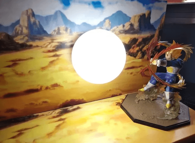  5 lámparas inspiradas en Vegeta que convertirán tu casa en un palacio saiyajin