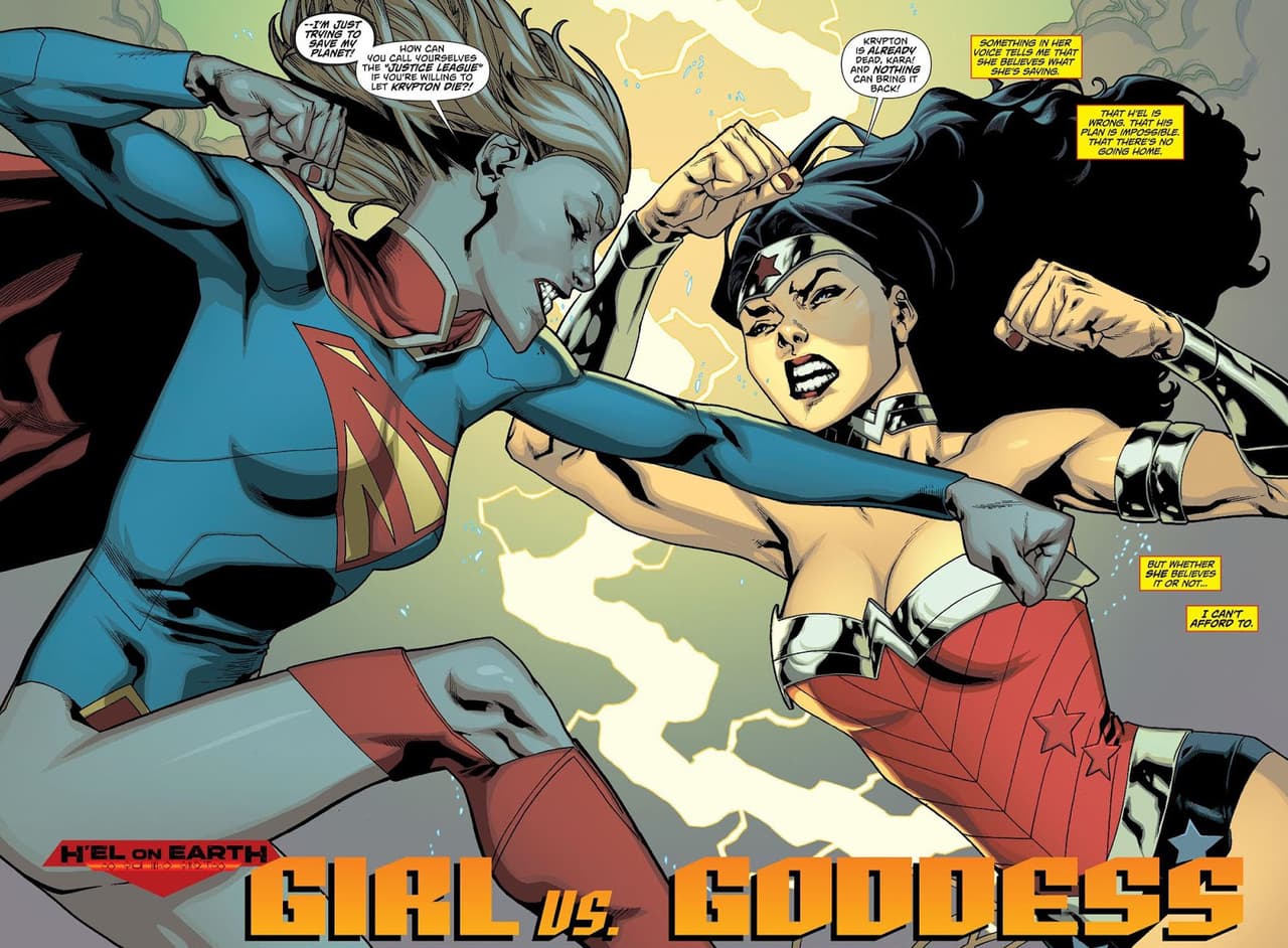 Wonder Woman vs Supergirl