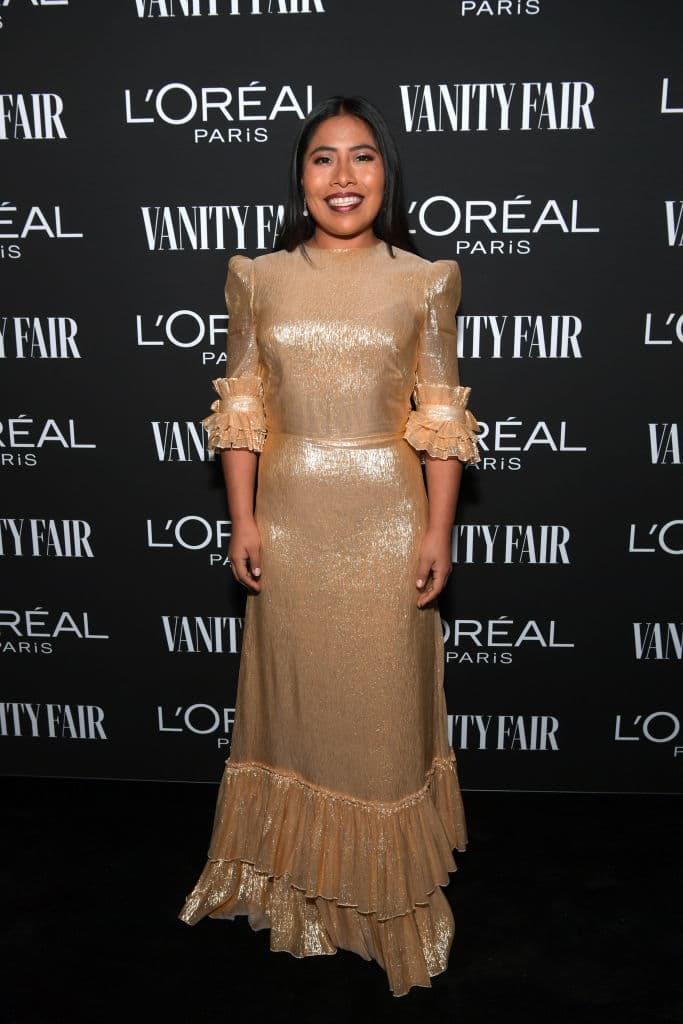 Yalitza Aparicio derrocha sensualidad con un vestido "color Oscar" ¡Mira las fotos!