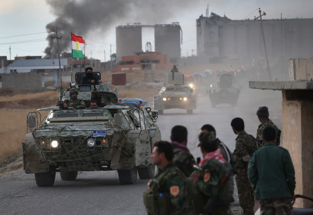 Decenas de mujeres esclavas en Mosul fueron liberadas del EI y llevadas a Siria