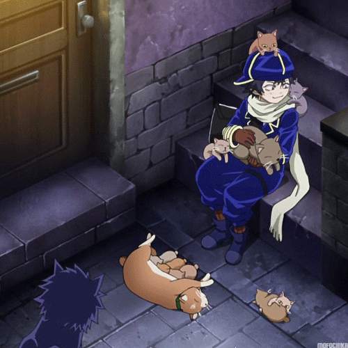 Nos identificamos: 5 personajes de anime que no pueden resistirse a los gatos