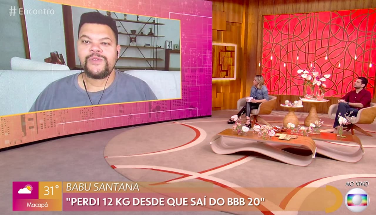 Babu surge visivelmente mais magro no "Encontro" e revela ter perdido 12 kg