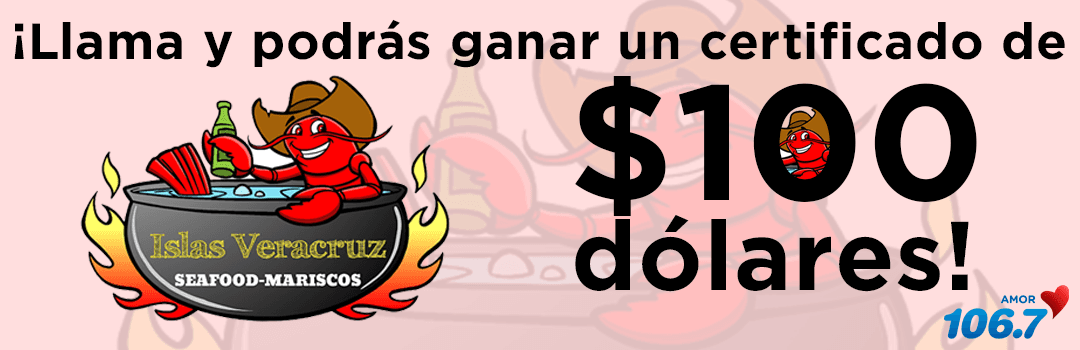 Gana una cena valorada en $100 dólares