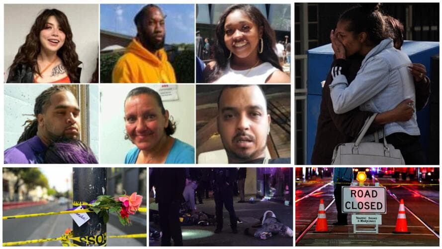 <h2 class="cms-H2-H2">1. Tiroteo masivo entre pandillas en Downtown</h2>
<br>
<br>
<b>SACRAMENTO, California</b>. – Una de las tragedias criminales que marcó este año fue el
<a href="https://www.univision.com/local/sacramento-kuvs/seis-muertos-10-heridos-tiroteo-masivo-sacramento" target="_blank">tiroteo masivo en el centro de Sacramento</a> que ocurrió durante la madrugada del domingo 3 de abril, en el que seis personas murieron y más de una docena resultó con heridas.
<br>
<br>El incidente ocurrió en las inmediaciones de las calles K y 10, a unas cuadras del Capitolio estatal y del Golden 1 Center; en un momento en el que las calles de Downtown se encontraban llenas de personas que salían de los centros nocturnos y bares.
<br>
<br>Se identificaron a tres víctimas como: Johntaya Alexander, de 21 años,
<a href="https://www.univision.com/local/sacramento-kuvs/melinda-davis-victima-tiroteo-masivo-sacramento" target="_blank">Melinda Davis</a>, de 57 años, una mujer en condición de indigencia, y
<a href="https://www.univision.com/local/sacramento-kuvs/yamile-martinez-andrade-victima-tiroteo-sacramento" target="_blank">Yamile Martínez-Andrade, de 21 años</a>; la única víctima hispana del tiroteo.
<br>
<br>Además de Sergio Harris, de 38 años, Joshua Hoye-Lucchesi, de 32 años, y Devazia Turner, de 29 años, quienes murieron en el lugar y posteriormente fueron identificados como integrantes de dos pandillas que provocaron el tiroteo, según las investigaciones de la policía. Dias después varios
<a href="https://www.univision.com/local/sacramento-kuvs/sospechosos-tiroteo-masivo-sacramento" target="_blank">sospechosos fueron identificados y arrestados</a>.
<br>