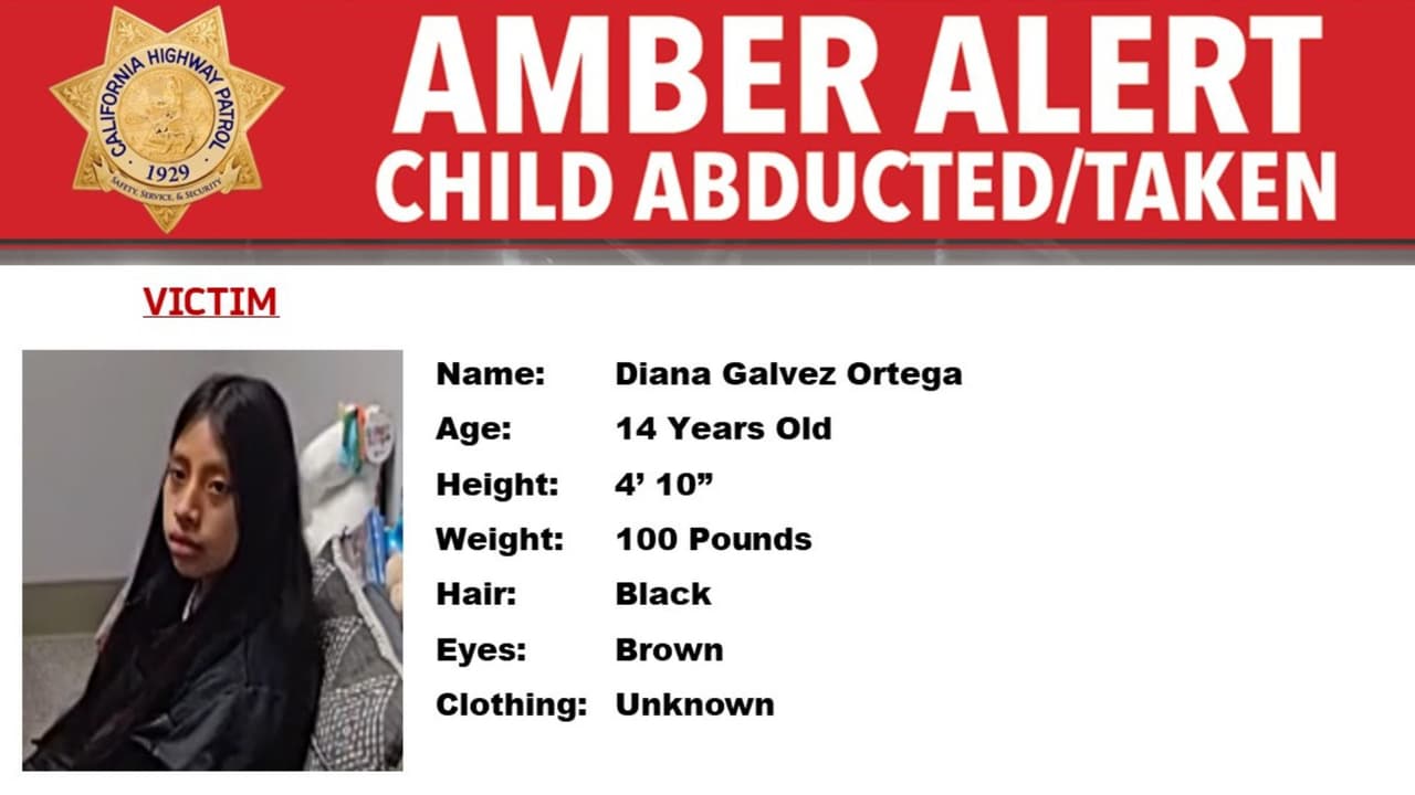 Diana Gálvez Ortega, de 14 años, podría estar en peligro.