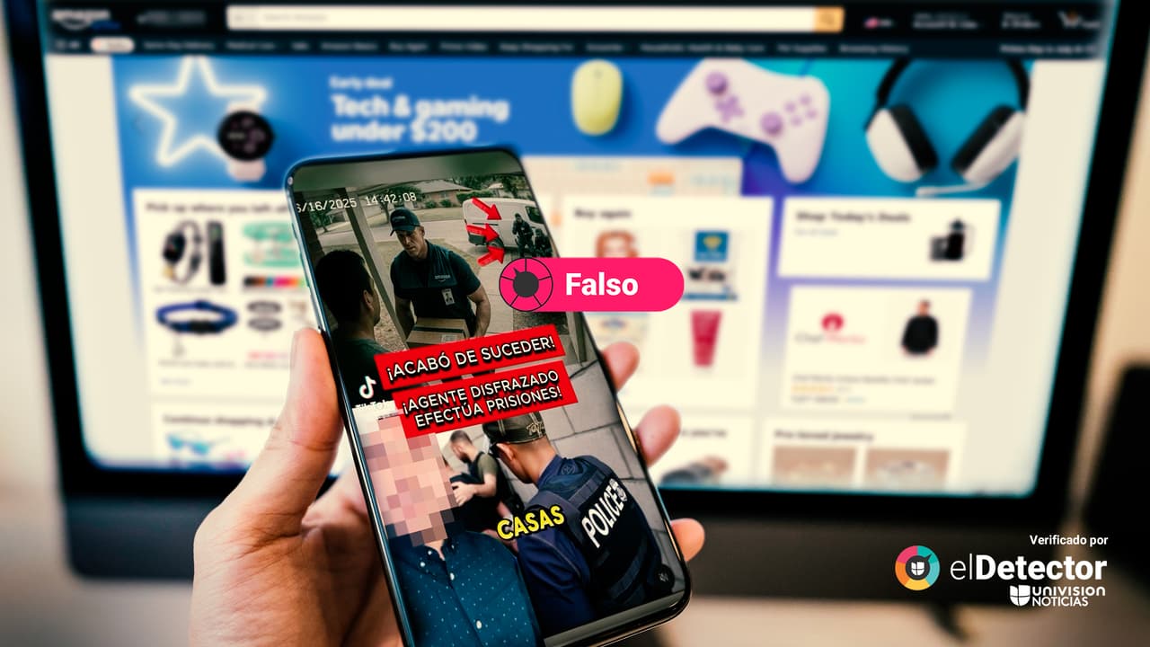 Ese video afirma falsamente que agentes de ICE se hacen pasar por repartidores de Amazon