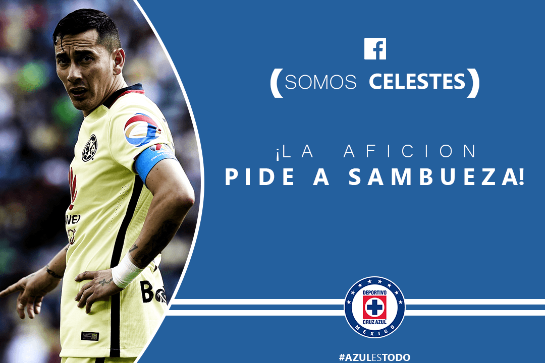 Aficionados cementeros piden a Sambueza en el Cruz Azul