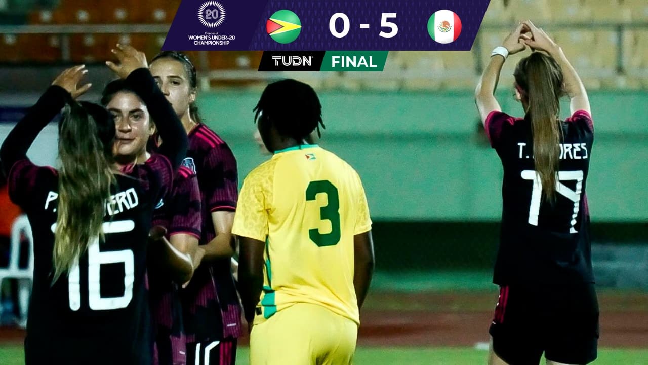 Tatiana Flores anota en goleada del Tri Femenil Sub-20 por 0-5 sobre Guyana