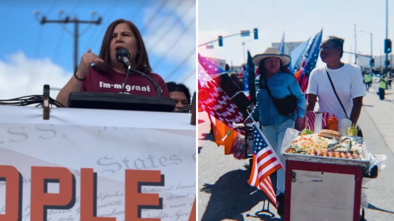 Protesta masiva en Los Ángeles: exigen alto a las redadas y atención médica a inmigrantes
