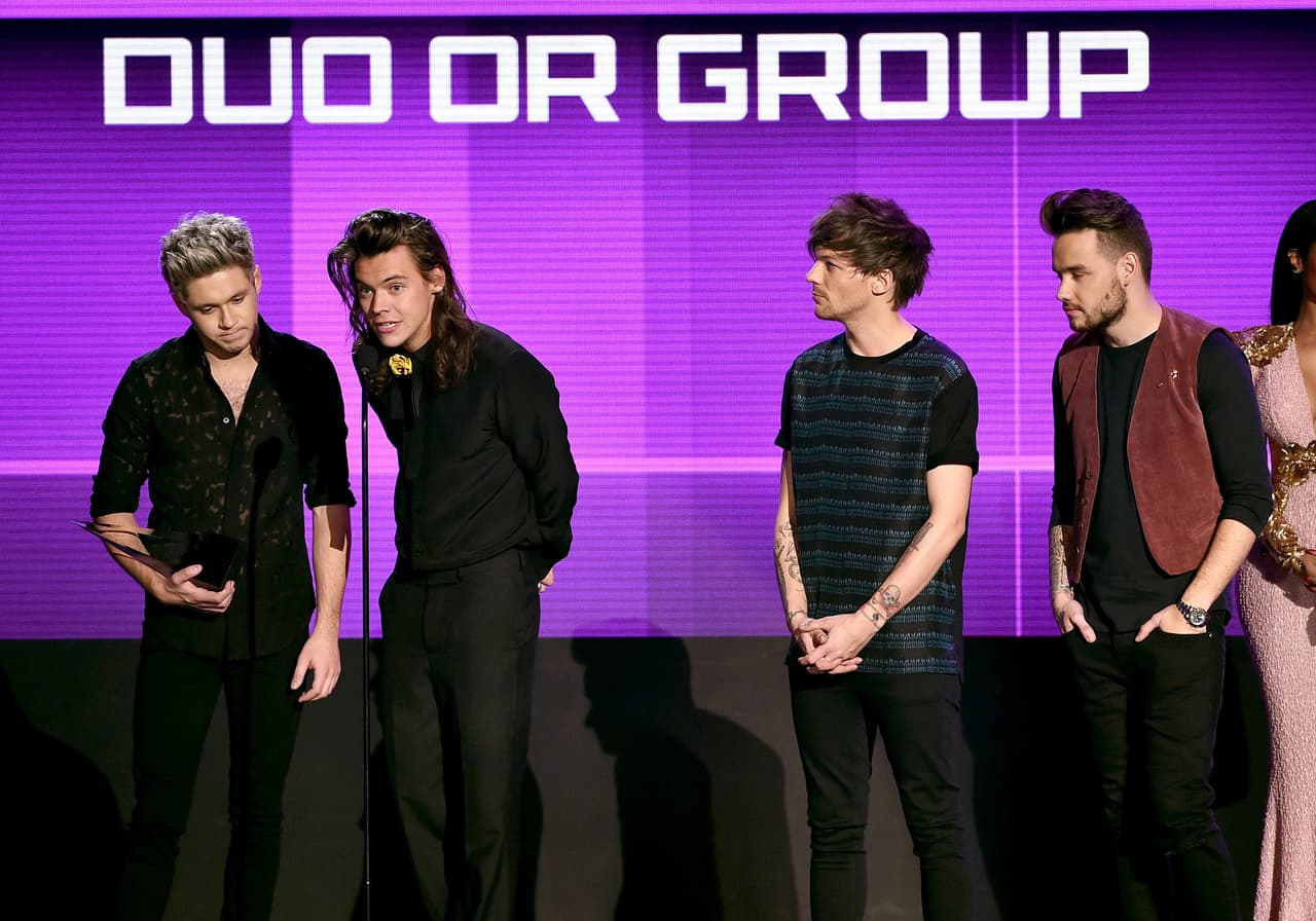 Los chicos de One Direction no faltaron al evento.