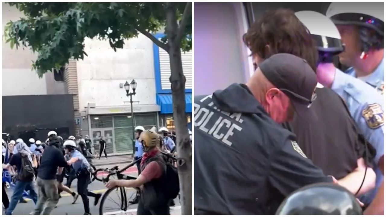 Al menos 15 detenidos y dos oficiales heridos por protestas anti ICE en Filadelfia