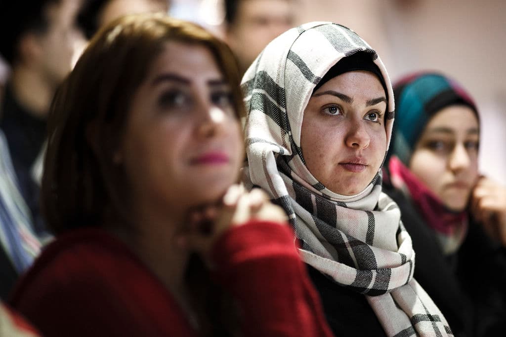 Refugiadas llegadas a Alemania en febrero de este año