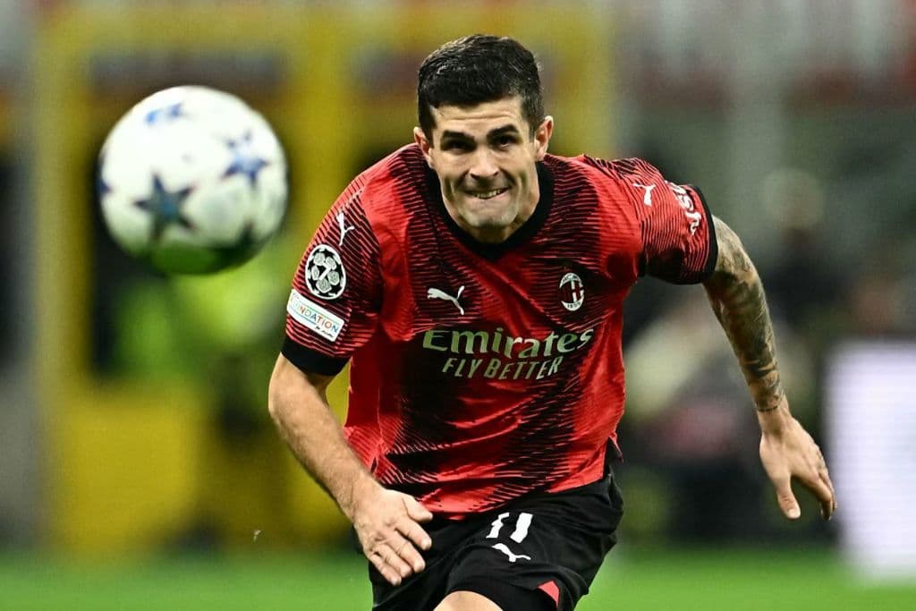 Christian Pulisic sufre lesión con AC Milan ante PSG en la UEFA Champions League