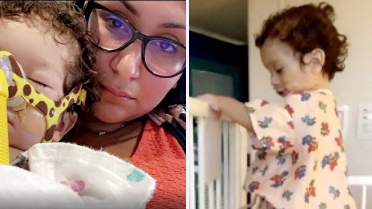 "Sentí que lo perdía, se puso bien morado", dice madre de niño con el virus respiratorio sincitial