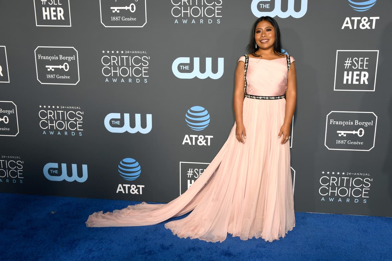 <b>#14</b>
<br>Yali ha lucido varios diseños de exclusivas firmas europeas por ejemplo de la casa de moda italiana Prada. Uno de estos looks fue el vestido que la convirtió en toda una princesa en los Critics' Choice Awards.
<br>