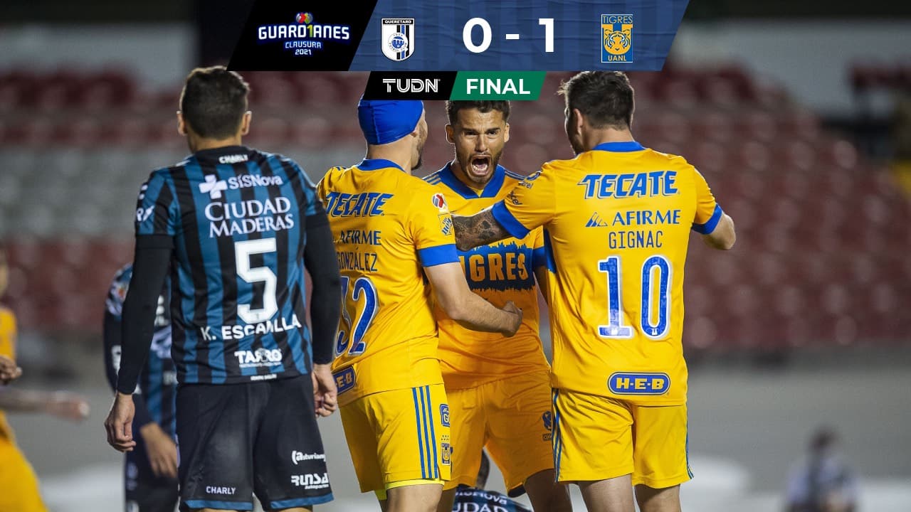 Con agónico gol, Tigres rompe racha de cinco juegos sin ganar