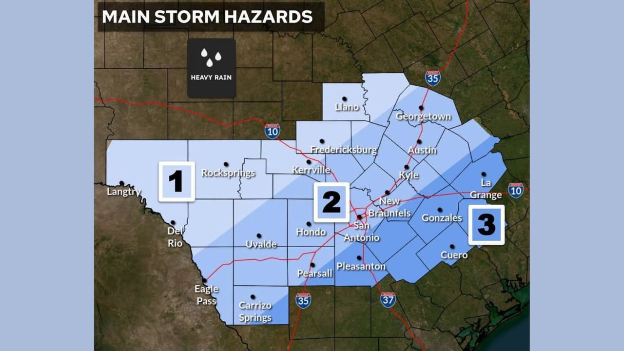 La línea de tiempo de las tormentas: Revisa aquí a qué hora caerá la mayor cantidad de lluvia en tu área