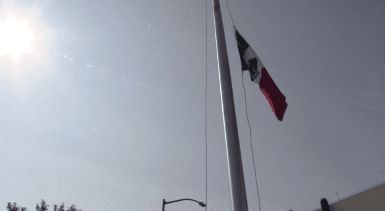 La celebración desarrollada en la plaza Eaton contó con la presencia de concejales hispanos de la ciudad.