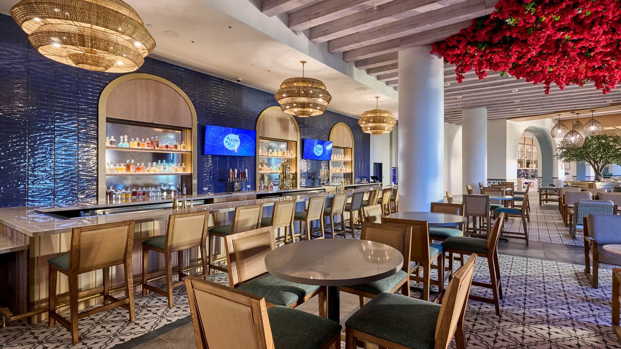 <b>Gastronomía diversa y de autor: </b>El hotel cuenta con restaurantes como Flora Taverna, Aurora Market y Lotus Lagoon, cada uno con propuestas únicas.