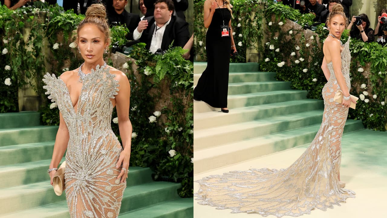 JLo en la Met Gala 2024.