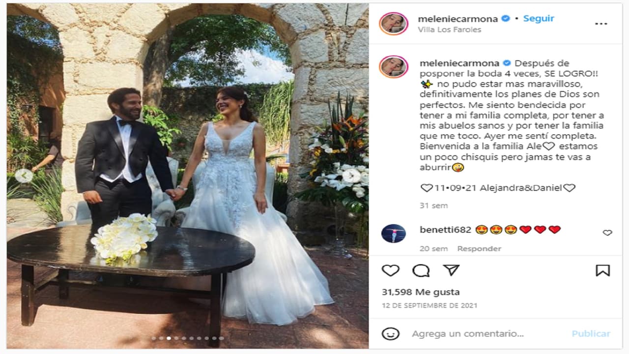 Daniel, hermano de Arturo Carmona, el día de su boda.